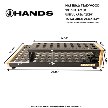 Pedalboard VTX 12x20