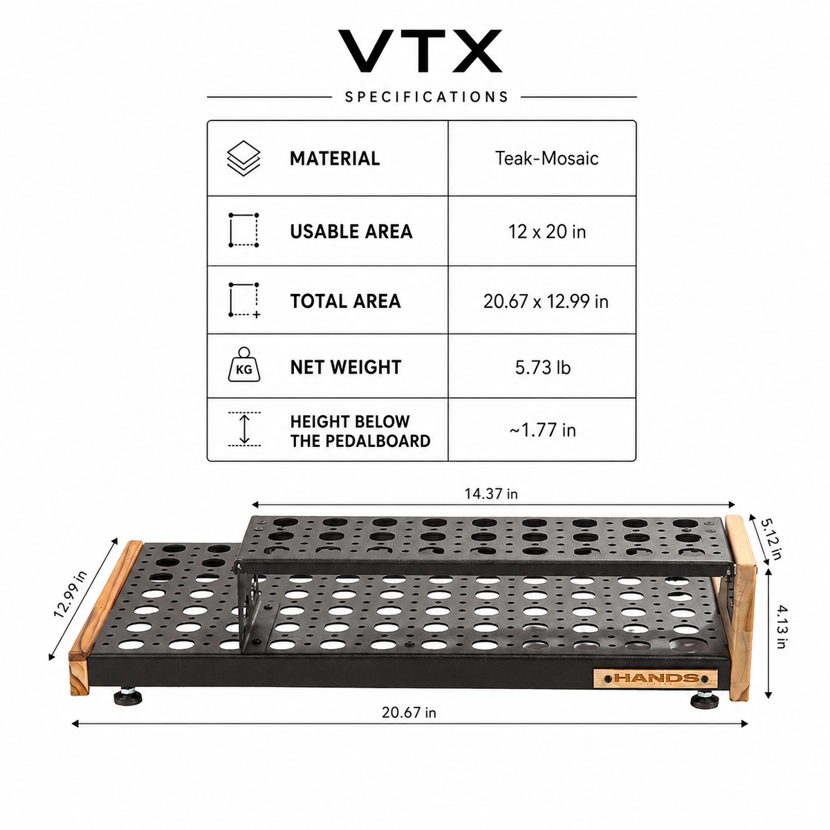 Pedalboard VTX V2